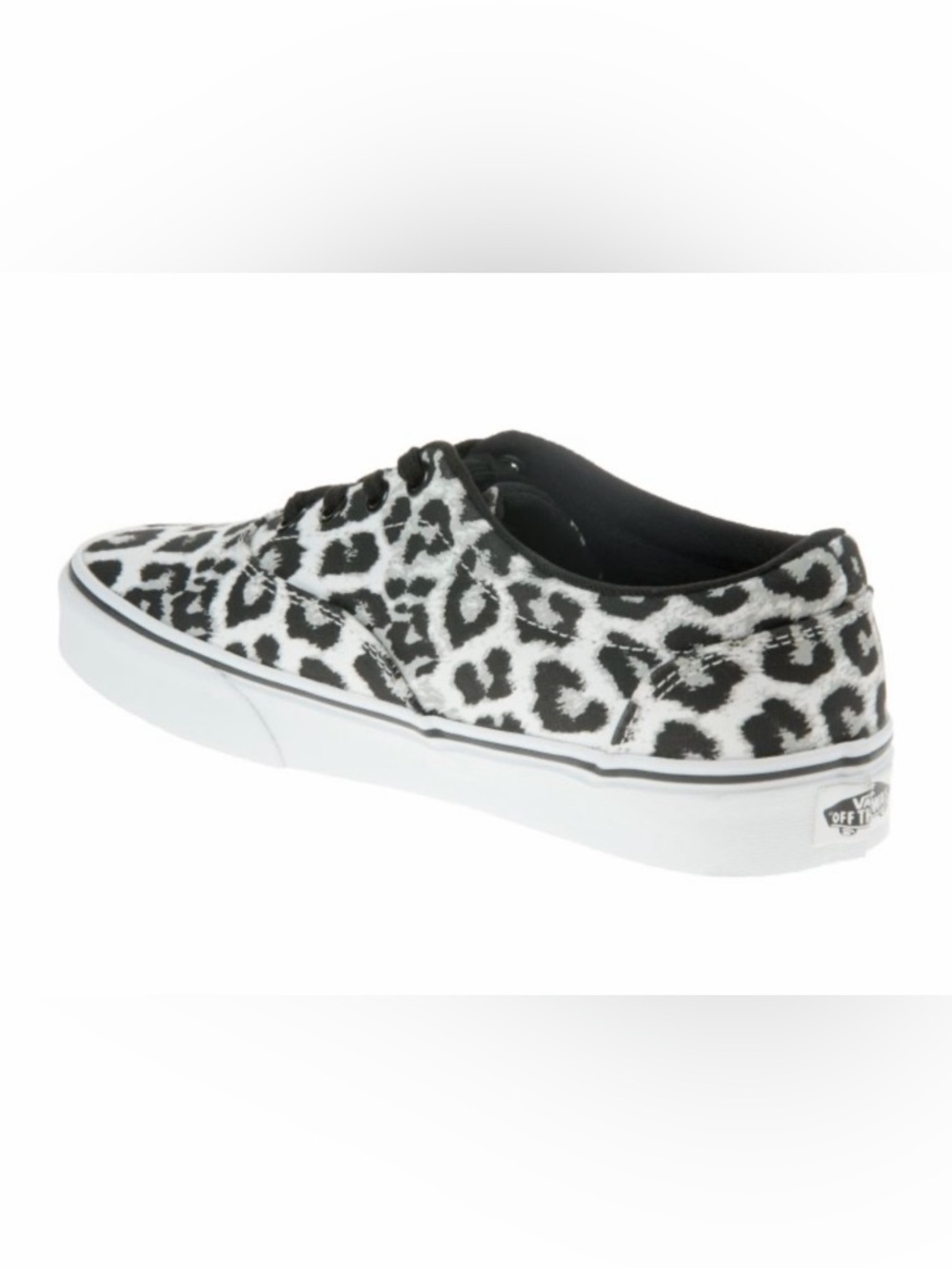 Vans Doheny Snow Leopard Black/White Women’s Classic Sneaker Size 7 - Picture 2 of 12